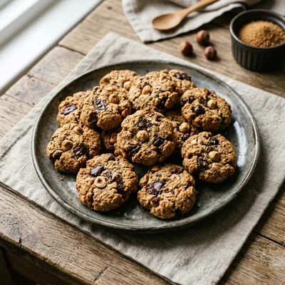 Photo de Cookies lupin-noisette-chocolat