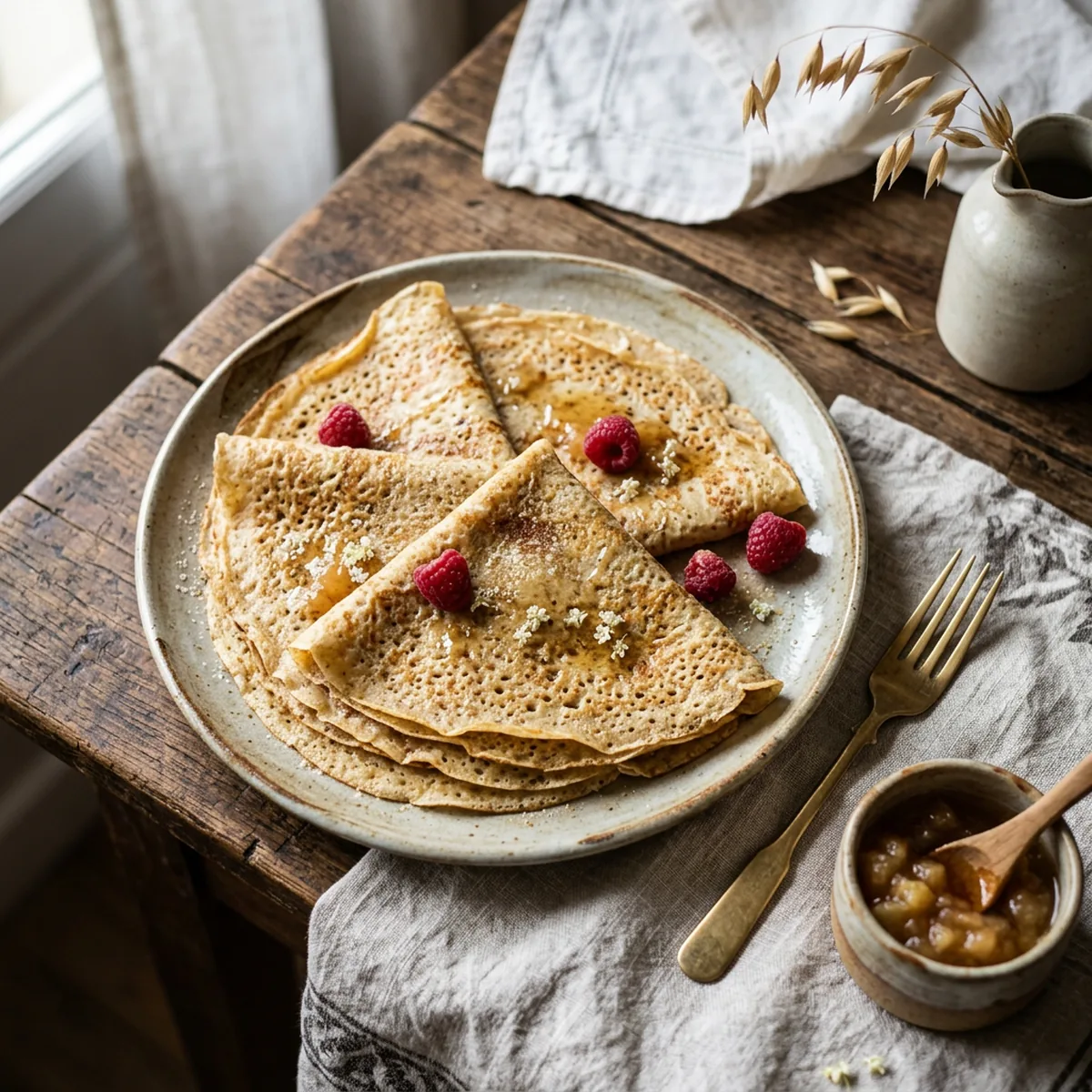 Crêpes au petit épeautre