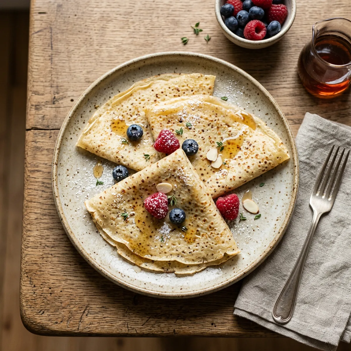 Crêpes riz-quinoa-tapioca